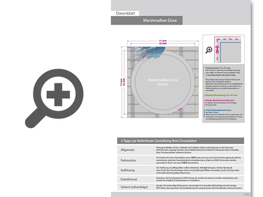 Product Bild marshmallow_dose__geschmack__apfel__4_0-farbig_einseitig_bedruckt